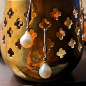 Pearl earrings